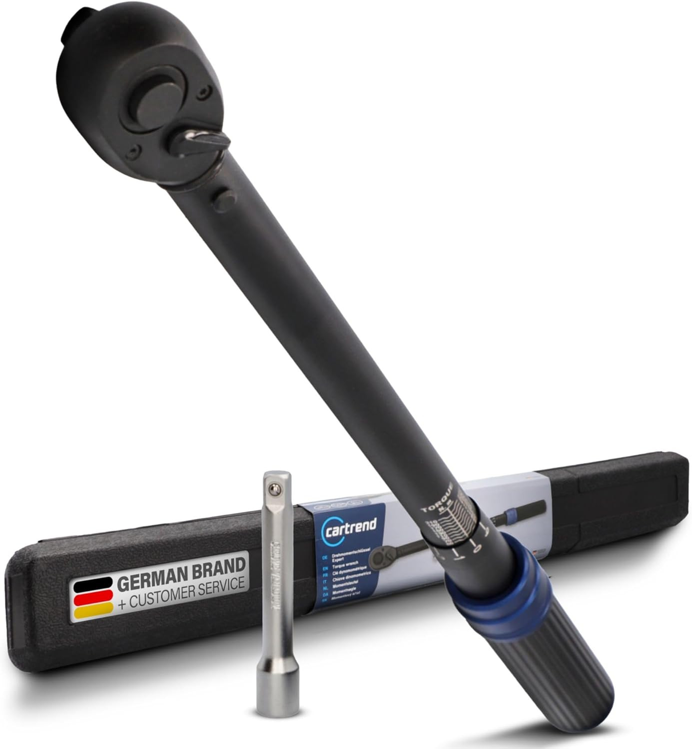 Chiave Dinamometrica Expert, Regolabile Da 40 a 220 Nm, Con Estensione 120 Mm, 7