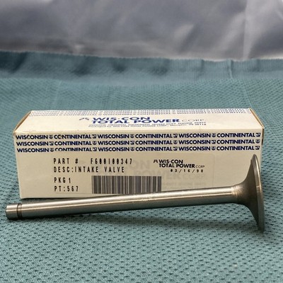 NEW GENUINE WIS-CON TOTAL POWER F600I00347 INTAKE VALVE