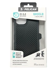 Pelican Shield Series Apple iPhone 13/14/15 Black MagSafe Holster Case- Sealed