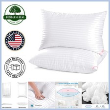 Luxury Hotel Collection Queen Size Bed Pillows - 2 Pack for Ultimate Comfort