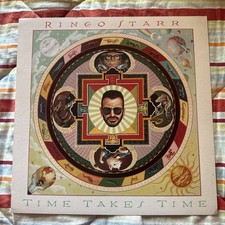Ringo Starr Time Takes Time Promo Poster Flat (1992) Beatles 12 X 12