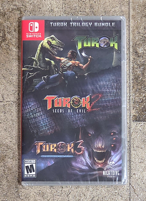 #ad Turok Trilogy Bundle Nintendo Switch BRAND NEW SEALED $32.95