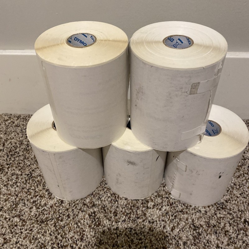 5 rolls DYMO 4" x 6" LW Genuine 2011999 5XL Shipping Labels  (5x220labels)