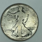 1917-S Liberty Walking Half Dollar, reverse mintmark