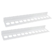 12-Slot Scissors Storage Rack Acrylic Wall Mounted For Salon/Office