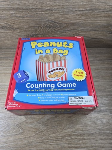 Lakeshore PEANUTS IN A BAG Counting Game ~ Math ~ RARE Hard to find *Read*