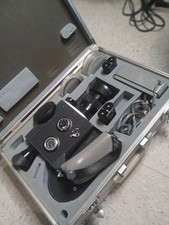 Canon Scoopic 16mm Cine Camera WORKING  2 Batteries, Charger, Case,  3 Filters