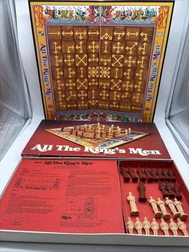 Vintage 1979 All The Kings Men Strategy Board Game Parker Brothers Complete
