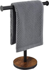 Towel Holder Stand, Countertop Hand Towel Stand for Bathroom and Kitchen, Free S