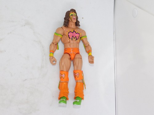 "Figura de acción Mattel WWE Ultimate Warrior Series 6 Elite Legends 2011 7"" rara"