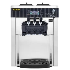 Commercial Countertop Ice Cream Machine 5.3 To 7.4Gal Per Hour Soft Serve maker