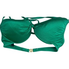 Victoria's Secret 34D Bombshell Green Halter Bikini Top