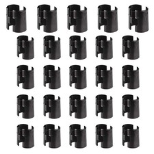 Wire Shelf Clips for 3/4" Post, 25 Pairs 50 Pieces Wire Shelving Shelf Lock C...