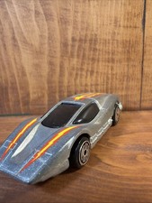 Vintage 1976 Hot Wheels Lamborghini Silver Bullet - Silver Grey - 1/64 Diecast