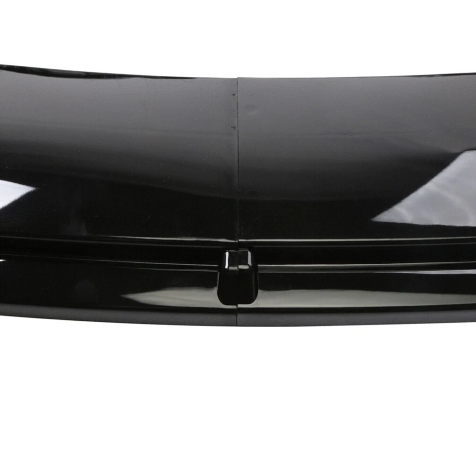 Front Bumper Lip Spoiler With Strut Rod Glossy Black For INFINITI FX35 FX37 FX45 - Imagem 4 de 4