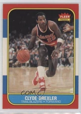 1986-87 Fleer Clyde Drexler #26 HOF