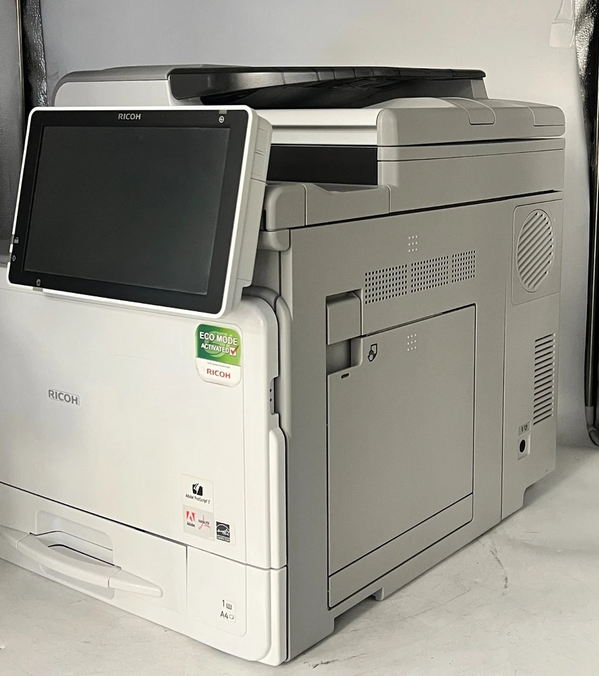 RICOH MP C307 - Stampante A4 Multifunzione Color  Wi-Fi  con TONER ORIGINALI - Immagine 3 di 4