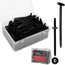 150 PCS Nylon Universal Cable Tie Buckle，Heavy Duty Self-Locking Zip Ties Holder