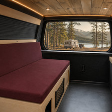Sliding Camper Van Bed & Cushion COVER ONLY Vivaro Movano Sprinter Transit