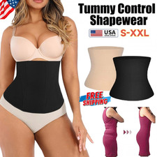 Women's Waist Trainer Shapewear Tummy Control Waist Cincher Slim Body Shaper USA