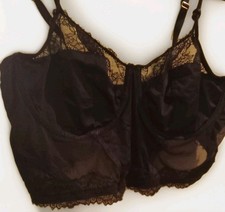 Auden Bra Women's Sz XL Black Lace Bralette Lightly Lined Underwire