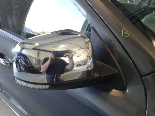 Passenger Side View Mirror Chrome Blind Spot Alert Fits 11-22 DURANGO 2702440