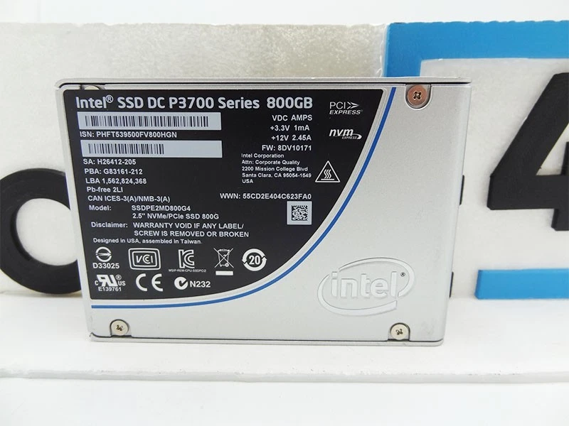 Intel SSDPE2MD800G4 800GB P3700 U.2 2,5 Zoll GEN3 NVMe SSD