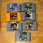 Nintendo 64 1080 Snowboarding, NFL Blitz, Donkey Kong 64, NASCAR 99 Lot