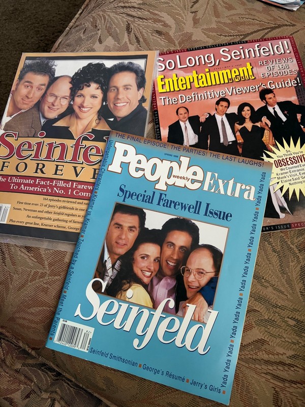 3 Seinfeld farewell season magazines