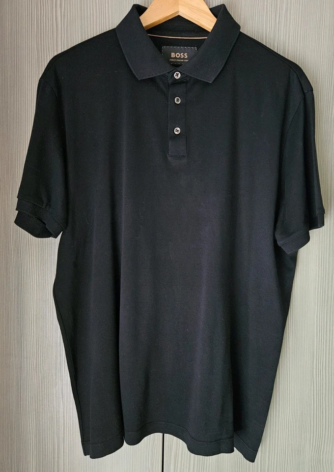 Hugo Boss Finest Italian Yarn Polo Shirt XL In Immaculate Condition - Image 2 of 4