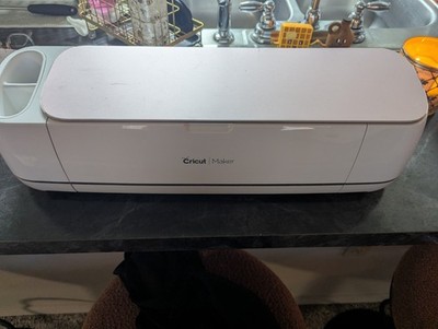 Cricut Maker Electronic Die Cutting Machine Light Pink/White w/ Power Adapter
