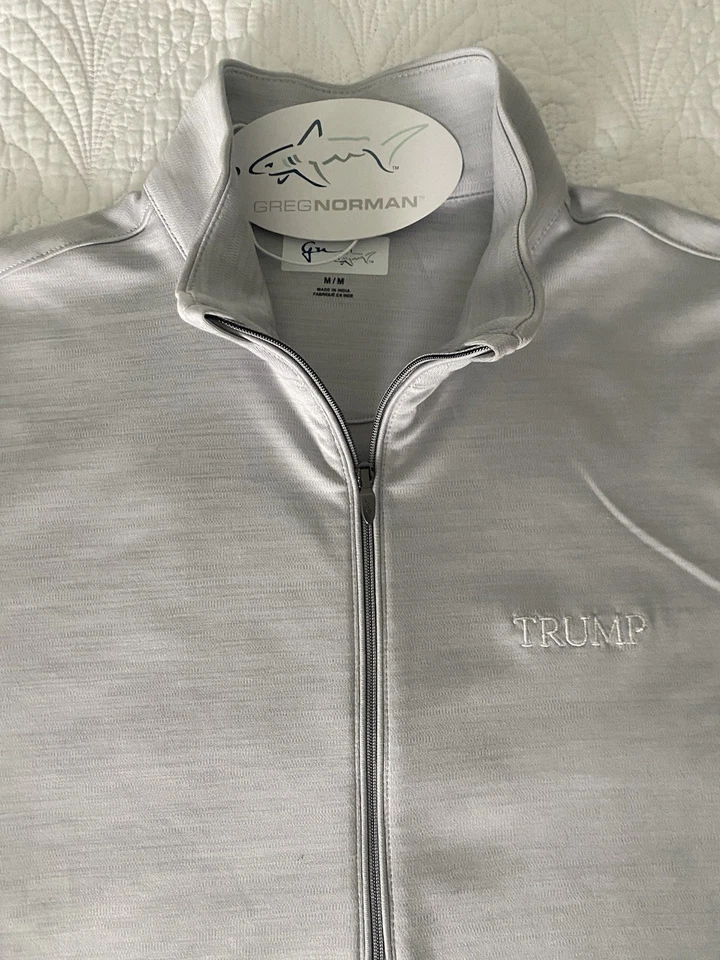  Pullover Greg Norman Trump Golf Mujer Media Cremallera Simulado Nuevo con Etiquetas Talla Pequeña Foto 2 de 4
