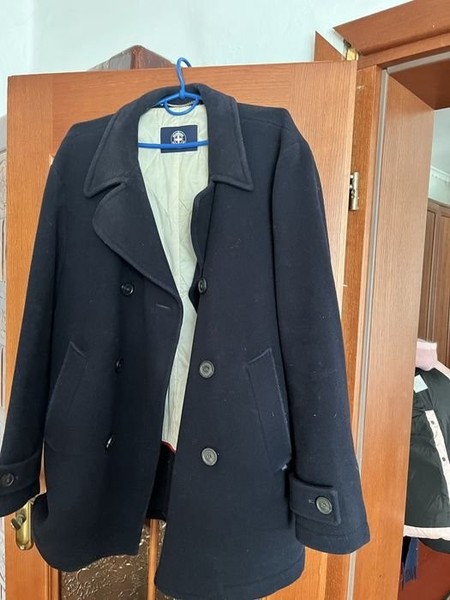 Men Strellson Coat Navy Cashmere 42