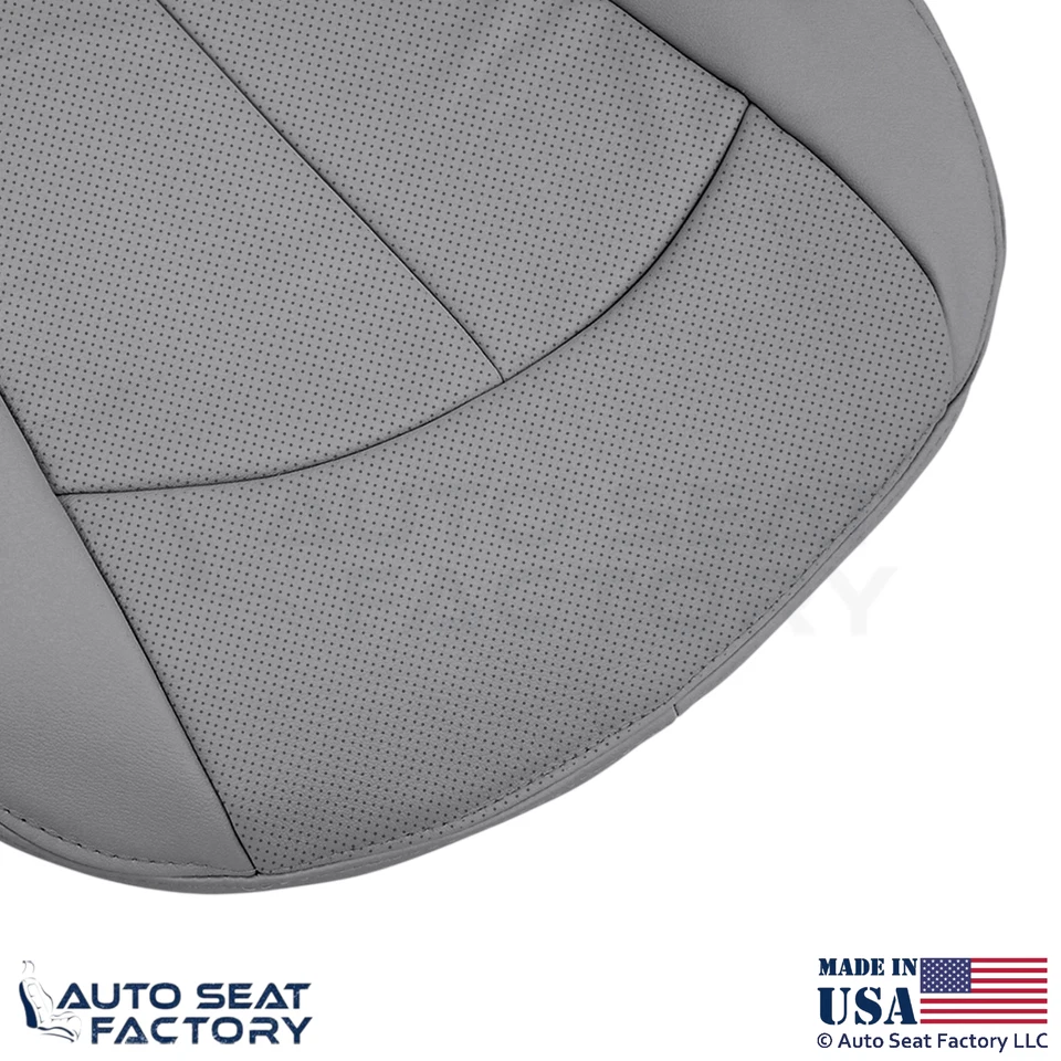 03-09 For Mercedes-Benz CLK Genuine Leather Half Prf Passenger Bottom Cover Gray - Image 3 of 4