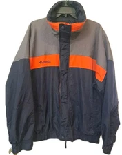 Columbia Bugaboo Jacket Mens Large Orange and Blue NICE!