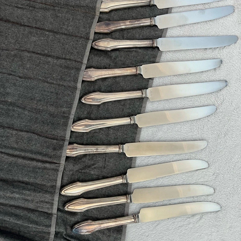 Alvin 1900-1940 Antique US Silver-Plated Flatware Flatware-Knives