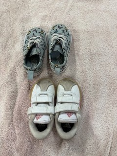 Two Pair Of Toddler Girls Shoes Size 5