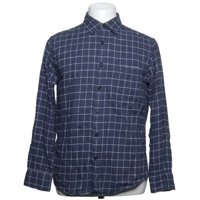Lativ, Flanellhemd, Größe: M, Blau/Weiß, Baumwolle, Glencheck, Flanell #YdB