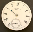 Antique 1888 Waltham Model 1884 Pocket Watch Movement Parts/Repair 14s 11j AWW