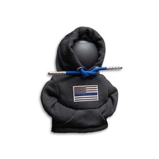 Billetworkz Shift Knob Cover, Mini Gear Shift Hoodie, USA Flag - Blue Line