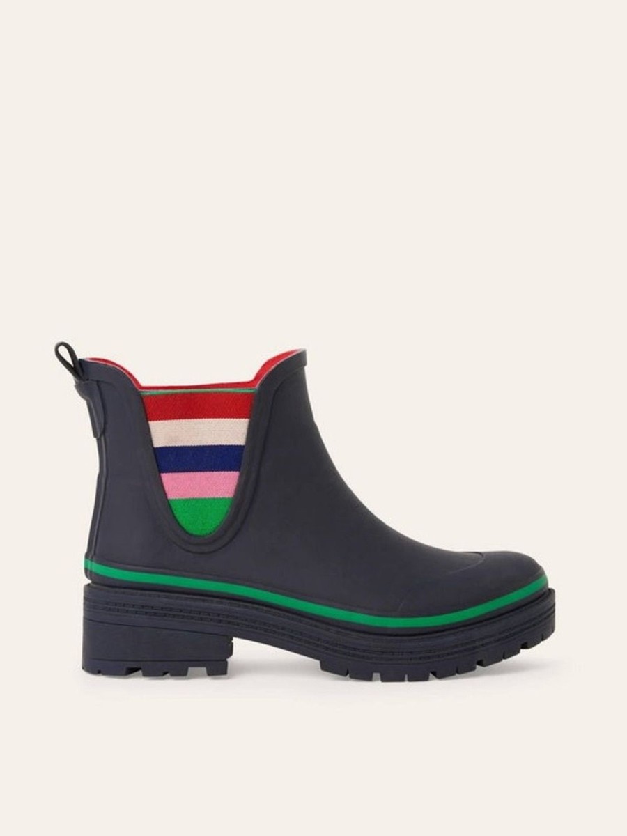 ノリ　BODEN Boden Wellington Rain Boot with Multicolor Stripe Elastic | eBay