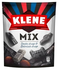 Klene Zoute & Salmiak Mix I Semisoft Salty & Licorice Candy I... 