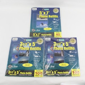 Lot of 3 Thompson Photo Pro Refill Packages New Sealed for 5" x 7" &  3.5" x 5"
