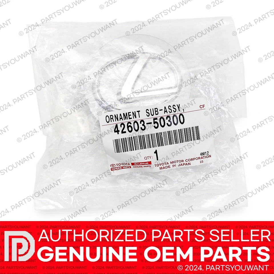 Tapacubos central de rueda original Lexus ES350 RX350 IS250 IS350 RX450 OEM 42603-50300 Foto 3 de 4