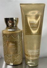 Bath  Body Works DAHLIA Body Lotion 8 OZ. and Body Cream 8OZ. NEW Shea Butter