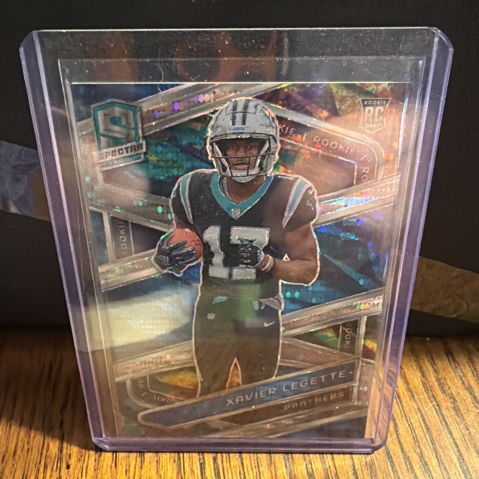 2024 Panini Spectra - Rookies Xavier Legette #125 Celestial Prizm /99 (RC)
