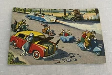 Vintage postcard #4751 “Busy Highway” Max Kunzli Alfred Mainer, Hartung Unposted
