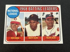 1969 Topps - League Leaders Pete Rose, Felipe Alou, Matty Alou #2