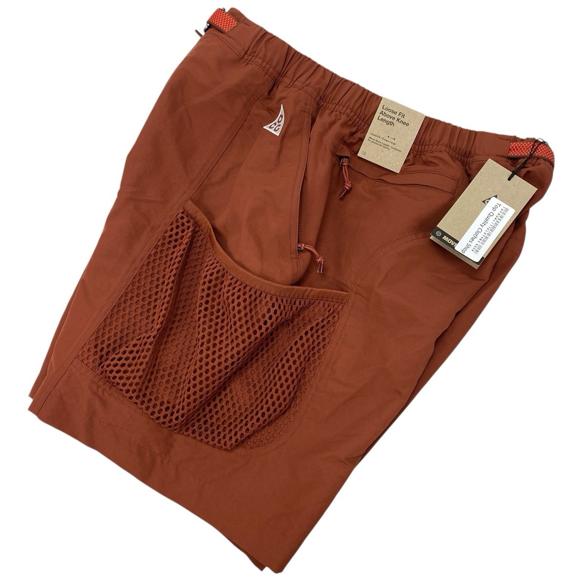 Nike ACG Snowgrass Men's Cargo Shorts Size Men's Medium 'Cinnamon