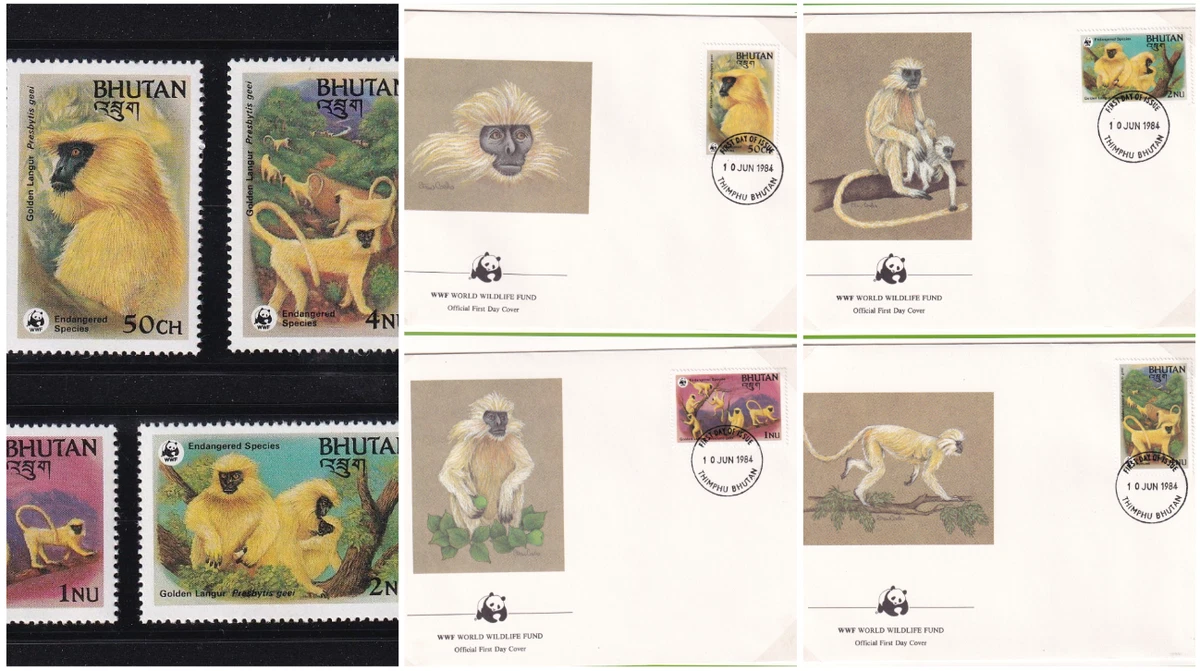 世界野生动物基金会(WWF) 首日封面邮票| eBay